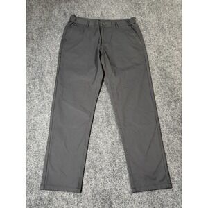 Jack Archer Jetsetter Pants Mens 31x28 Gray Performance Chino Elastic Waist